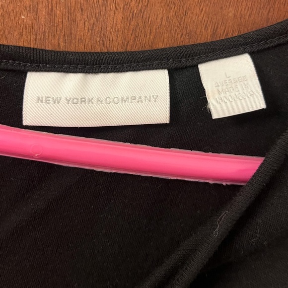 LAST CALL!! Elegant Black Sleeveless Dress from New York and Company. Size Large - Picture 2 of 3